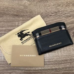 Burberry | Check and Leather Card Case